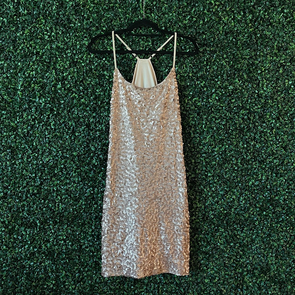 Champaign Sequin Dress